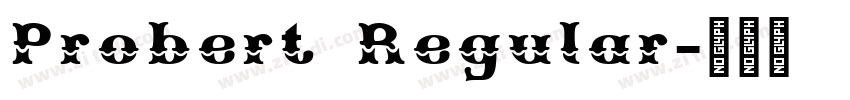 Probert Regular字体转换